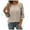 Beige, variant on Women's Crew Neck Strip Brushed Solid Color Top Long Sleeve Button Pullover Sweater Pullover for Men Nylon Sweatshirt Patchwork Knitting Sweaters Neck Sweater Women College Sweat Shirts for