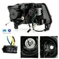 thumbnail image 3 of AKKON - Fits 2011 2012 2013 Jeep Grand Cherokee [C Tube Bar] Sequential Turn Signal Projector Black Headlights Pair Left + Right, 3 of 7