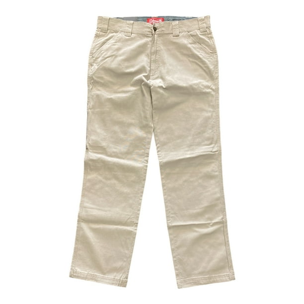 Coleman Men's Tear Resistant Stretch Utility Pants (Oat, 40x32