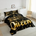thumbnail image 3 of Erosebridal Glittering Diamond Bedding Sets Full with Comforter,Queen Crown Duvet Insert,Graffiti Pattern Comforter Sets Full Size For Men Women,Ightweight Room Decor Reversible,3-Piece, 3 of 8