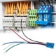 thumbnail image 3 of Cables de Enchufe ANGGREK Conectores de Interruptor de Botón de Metal 3 Cables de Conector de 5 Pines, 3 of 8