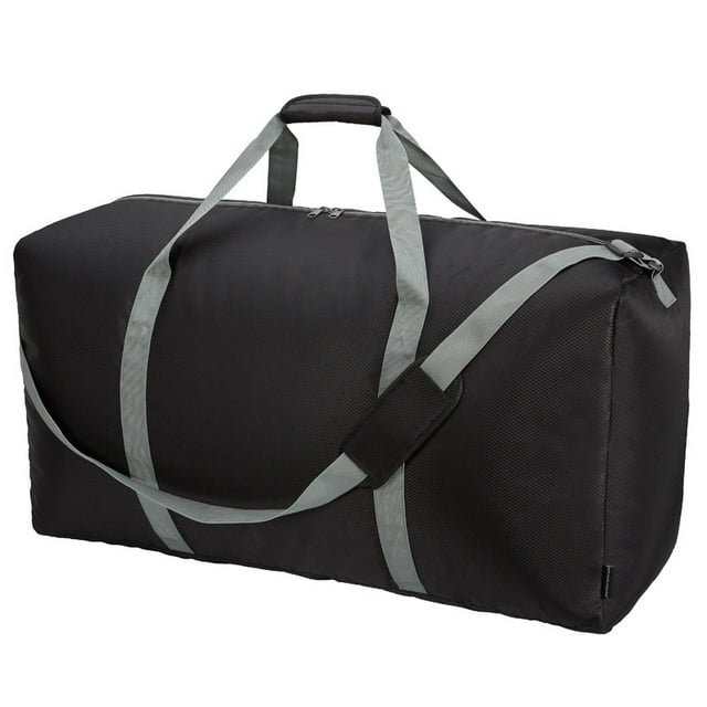 Sac de Sport Extra Grand 105 L 32,5 Pouces Bagage Léger pour Voyage - Noir