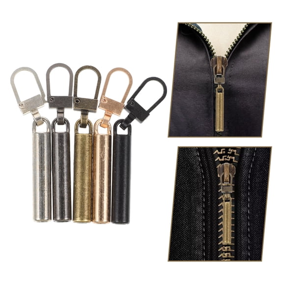 GETAJGHSD 5-Pack Zipper Repair Kit for Boots, Luggage, and Bags with Assorted Colors, Easy to Install and
