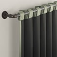 thumbnail image 5 of Sun Zero Aria 2-pack Magnetic Closure Theater Grade 100% Blackout Back Tab/Rod Pocket Curtain Panel Pair, 52"W x 84"L, Sage Green, 5 of 10