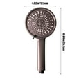 thumbnail image 3 of High Pressure Handheld Showerhead with Carbon Filter, Hard Water Softener Filtered Shower, 5 Spray Modes, ABS Material, Easy Installation, for Low Water Pressure, Family Use, 3 of 6