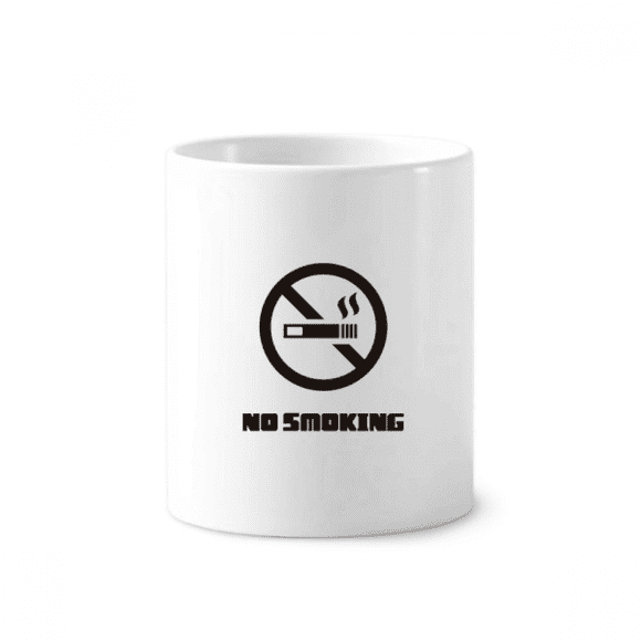 No Smoke Happy Body Art Deco Fashion Toothbrush Pen Holder Mug Cerac Stand Pencil Cup