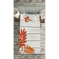 thumbnail image 3 of Ambesonne Rowan Quilted Bedspread Set 2 Pcs, Freshness Growth Ecology, Twin Size, Orange and Grey, 3 of 3