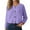 Purple, variant on Sweaters for women Sweater Coat Stylish Loose Fit Batwing Sleeve Knit Cardigan For Fall And Winter Layering Versatile Everyday Outerwear For christmas sweater women
