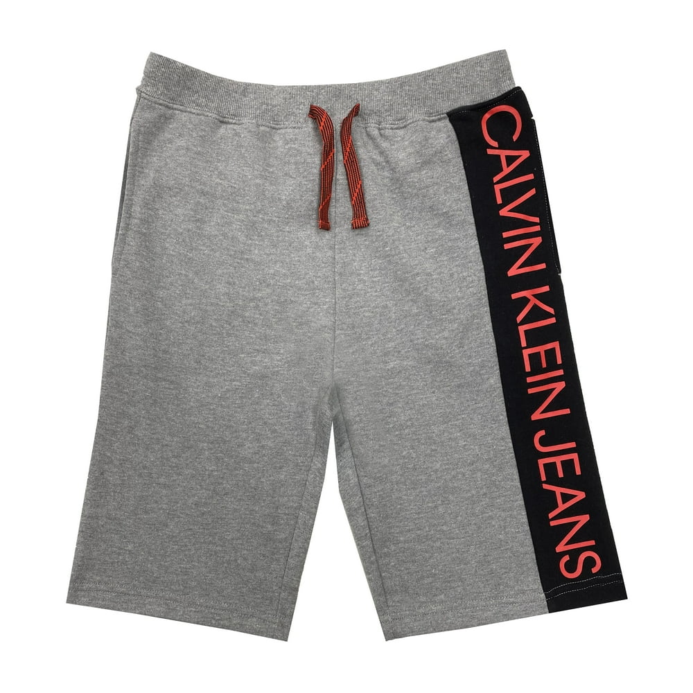 calvin klein logo waistband jogger in grey