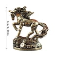 thumbnail image 3 of Figurine de Cheval Nuage en Laiton 2026 pour la Maison, 3 of 7