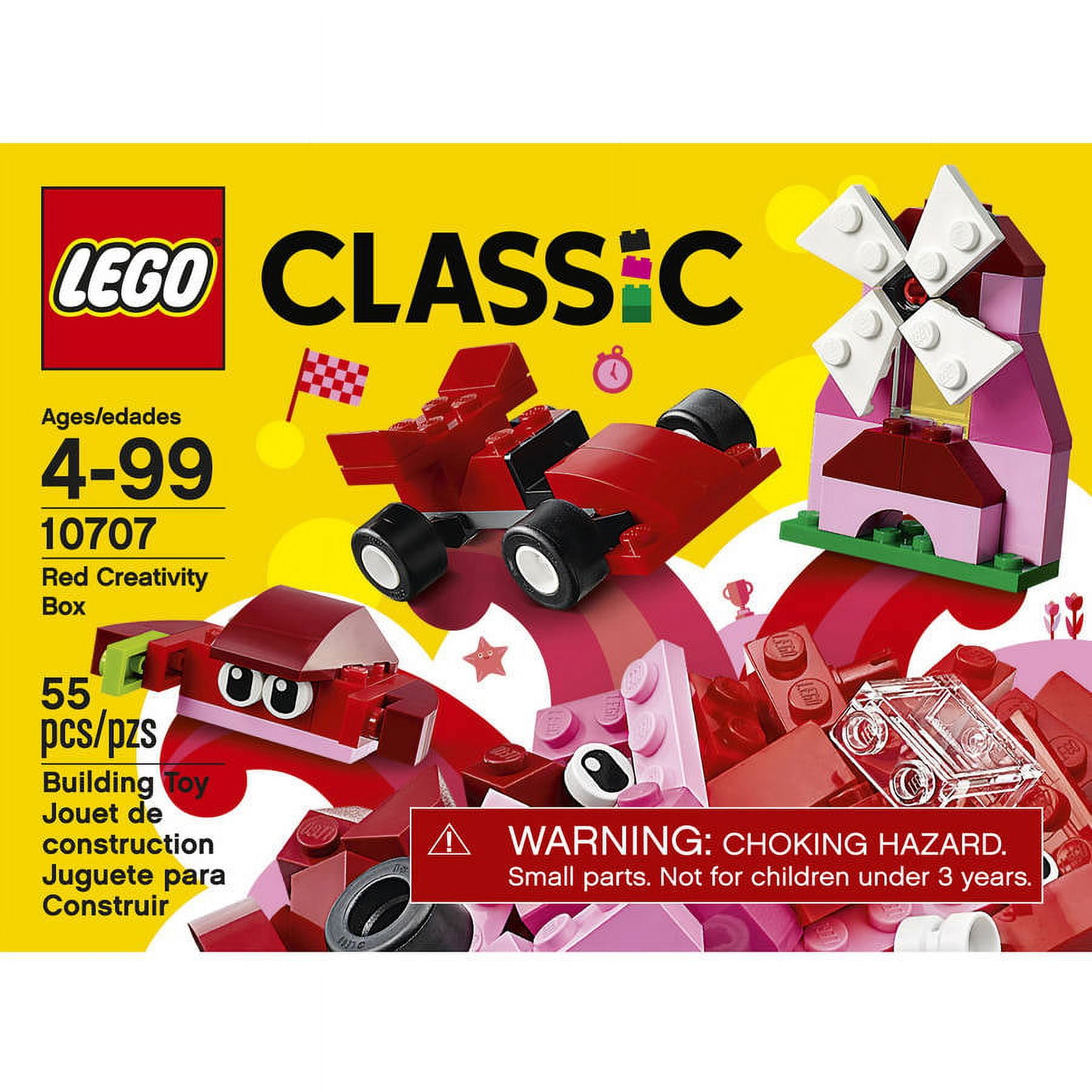 LEGO Classic Creativity Box Red 10707 55 Pieces Walmart