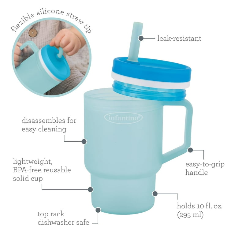 Infantino My 1st Tumbler – Adorable 10 oz. Training Cup with