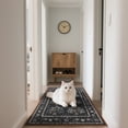 thumbnail image 2 of Balacho Farmhouse Floral Bohemian Faux Wool Area Rug, 2' x 3', Coffee, 2 of 7