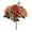 Orange, variant on Peony Silk Flower 1PC Realistic Latex Bridal Home Bouquet for Wedding and Indoor Arrangement, 29 cm, Orange