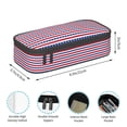 thumbnail image 6 of Goofa Stars And Stripes Pattern Pencil Case, Multi- Slot Pencil Pouch, Portable Pencil Bag, Pen Case for& Office, 6 of 9