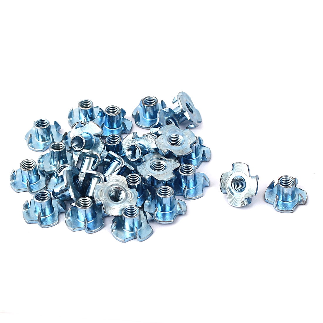 30pcs M5 Carbon Steel 4Prong Pronged Tee Nuts for Furniture Walmart