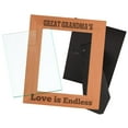 thumbnail image 2 of ThisWear Sentimental Photo Frame Great Grandma's Love Is Endless Wood Engraved 8x10 Portrait Picture Frame, 2 of 6