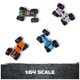 thumbnail image 4 of Monster Jam Pack de 4 Camiones de Metal a Escala 1:64, 4 of 8