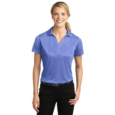 Sport-Tek Women's Moisture Wick Short Sleeve Polyester Golf Polo