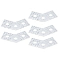 thumbnail image 1 of 5 uds placas de rejilla con agujeros soporte de patrón de agujeros de aleación de aluminio para robots equipos de ingeniería que conectan piezas fijas 3108-0002-0003, 1 of 5