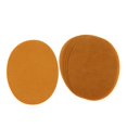 thumbnail image 2 of 6x Self-Adhesive Cloth Patch Oval Patch Embroidery Patch On Knee Elbow Used Yellow, 2 of 6