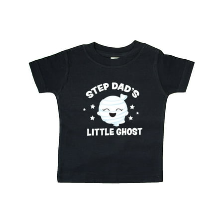 

Inktastic Cute Step Dad s Little Ghost with Stars Gift Baby Girl T-Shirt