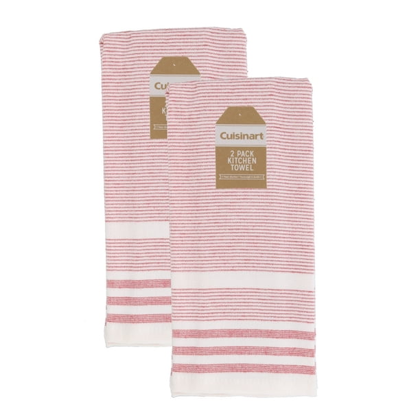 Cuisinart 100 Cotton Hand and Dish Kitchen Towels Absorbent