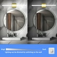 thumbnail image 6 of Combuh Dimmable LED Bathroom Vanity Light 24in Over Mirror Lighting Fixture Gold Bath Wall Lighting for Cabinets Mirror, 6 of 6