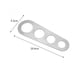 thumbnail image 3 of Xihbxyly Medidor de Pasta de Acero Inoxidable, Diseño de 4 Orificios para Diferentes Porciones, Compacto E Higiénico, Fácil de Limpiar, Esencial para La Cocina, Cocina Casera, 1 Varilla Medidora., 3 of 7