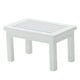 thumbnail image 1 of ColoMX 1 pieza de mesa auxiliar de emulación hueca, encantador accesorio decorativo para escena de mesa de té (blanco), 1 of 8