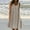 Beige, variant on drppepioner Women Plus Size Clearance Women'S Summer Print Dress Short Sleeve Crew-Neck Loose Dress Beach Dress Sun Dress Ruffled Flowy Midi Dress