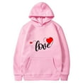 thumbnail image 5 of Xunlbb Sweatshirt for Women,Womens Fashion Casual Valentines Day Printing Long Sleeve Tops Hoodie Sweatshirts,Size S-3XL, 5 of 5
