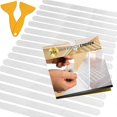 thumbnail image 1 of Pack Of 36 Anti-slip Stickers For Shower And Bathtub, Transparent Anti-slip Strips, Bathtub Sticker Adhesive Strips (20 X 200 Mm), 1 of 5