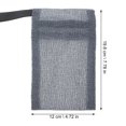 thumbnail image 2 of unbranded 4Ud Bolsa Para Jabón En Barra Gris De Nylon Con Para De Espacio, 2 of 6