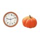 thumbnail image 5 of Reloj de pared con forma de pájaro cantor, almohadas de calabaza para Halloween, relojes de pájaro, relojes de pared, reloj colgante, decoración, almo, 5 of 8
