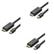 thumbnail image 1 of 3X Cable Mini DisplayPort una 4K Mini DP una Cable de 6 Pies para Air / Pro, Pro / Dock, Monitor, Proyector, 1 of 4