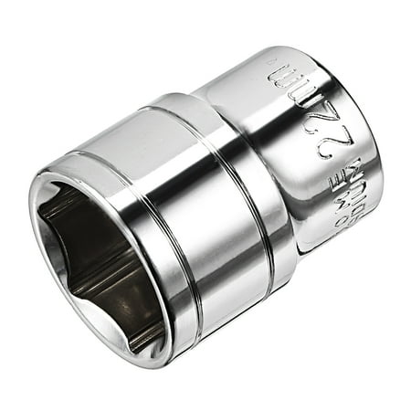 

1/2-inch Drive 22mm 6-Point Shallow Socket Cr-V