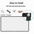 thumbnail image 6 of 120 Inch 16:9 Portable Projector Screen HD Folding Indoor Outdoor Movie Screen Gaming Office Home Cinema Projector Screen, 6 of 8