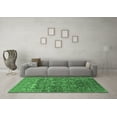 thumbnail image 3 of Ahgly Company Indoor Rectangle Oriental Emerald Green Industrial Area Rugs, 2' x 3', 3 of 4