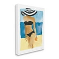 thumbnail image 3 of Stupell Industries Girl on Beach Painting Nature Painting Gallery Wrapped Canvas Print Wall Art, 16 x 20, 3 of 7