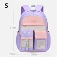 thumbnail image 1 of Mochila escolar con arcoíris para niños y niñas, morral de hombro de princesa, morral escolar para adolescentes QYM unisex, 1 of 2