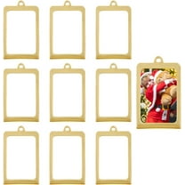 10Pcs Acrylic Hanging Family Tree Photo Frame Mini Hanging Picture Frames 8.4x4.95cm Gold Photo Ornaments Mother's Day Gifts for Polaroid Film