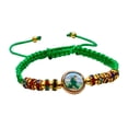 thumbnail image 6 of ROCKROK Handmade Wovens Bracelets Religious Symbols Judes Charm Bracelets Handchain Jewelry, 6 of 6