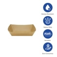 thumbnail image 2 of Karat [2 lb - 1000 Pack] Paper Food Boat, Kraft Brown Nacho Tray (FP-FT200K), 2 of 12