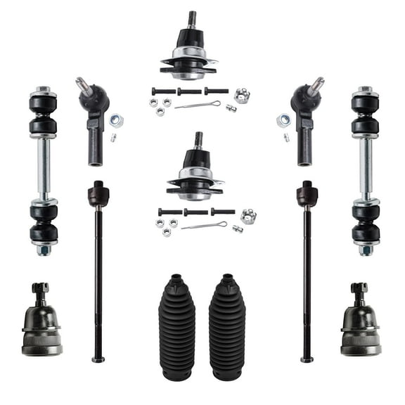 Detroit Axle - Replacement for 1993-2002 Chevrolet Camaro Pontiac Firebird Front Lower Upper Ball Joints Inner Outer Tie Rods Sway Bars