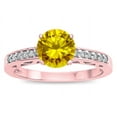 thumbnail image 3 of Star K � Round 7mm Genuine Citrine Channel Set Engagement Promise Ring, 3 of 9