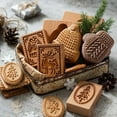 thumbnail image 5 of DIY Wood Material Cookie Molds Cookie Cutters Chocolate Moulds for Cookies Stamp Embossing Baking Cookie 8 Styles Choose, 5 of 19
