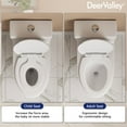 thumbnail image 6 of DV-1F0182 Toilet with Potty Training Seat for Child and Adult, Elongated One Piece Toilet Dual Power Flush Toilet 1.1/1.6 GPF And 12'' Rough-In Toilet, 6 of 12