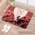 thumbnail image 5 of Valentine's Day Non-Slip Polyester Floor Carpet Door Rugs Outdoor Carpet, Machine Washable, 5 of 6
