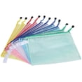 thumbnail image 3 of Zipper File Bag, Practical Durable Mesh Zipper File Bag, Comfortable Home General Purpose for Office Supplies Office, 3 of 7